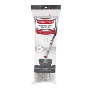 Rubbermaid 16” Microfiber Twist Mop Refill White Fits Mop #2088701 - NEW